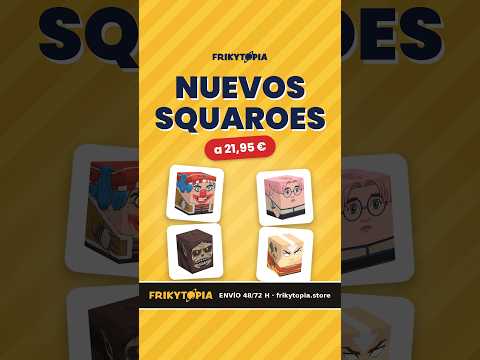 Nuevos Squaroes: Buggy, Koby, Beast Titan y Aang para tus cartas 🃏
