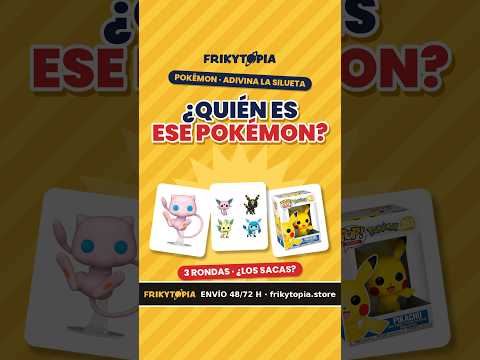 ¿Quién es ese Pokémon? 🔍 Episodio 1: adivina las 3 siluetas (Funko POP)