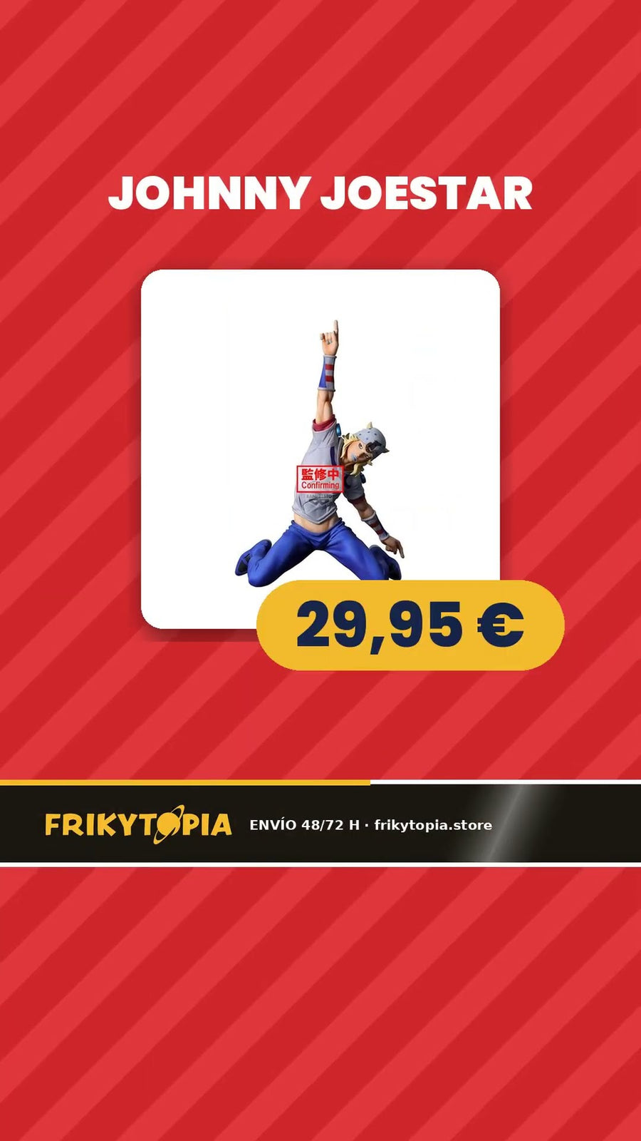 Figuras anime Banpresto: Nezuko, Sasuke, Johnny Joestar y Rei