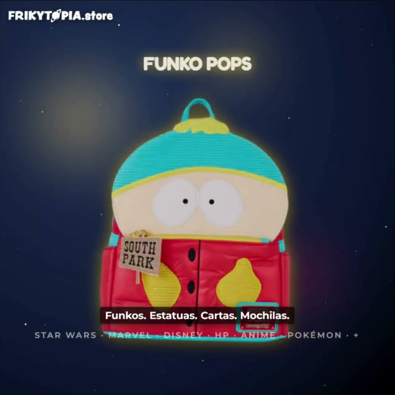 Mochila de South Park y Funkos en Frikytopia