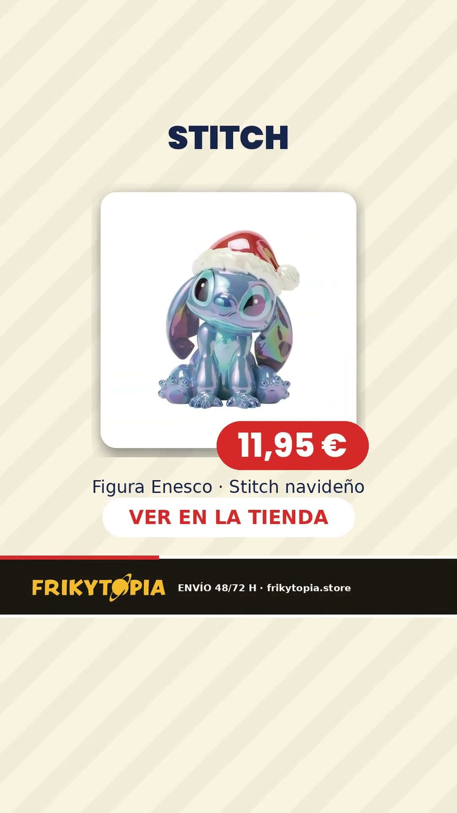 Navidad Disney: figuras Enesco de Stitch, Winnie, Simba y Angel a 11,95 €