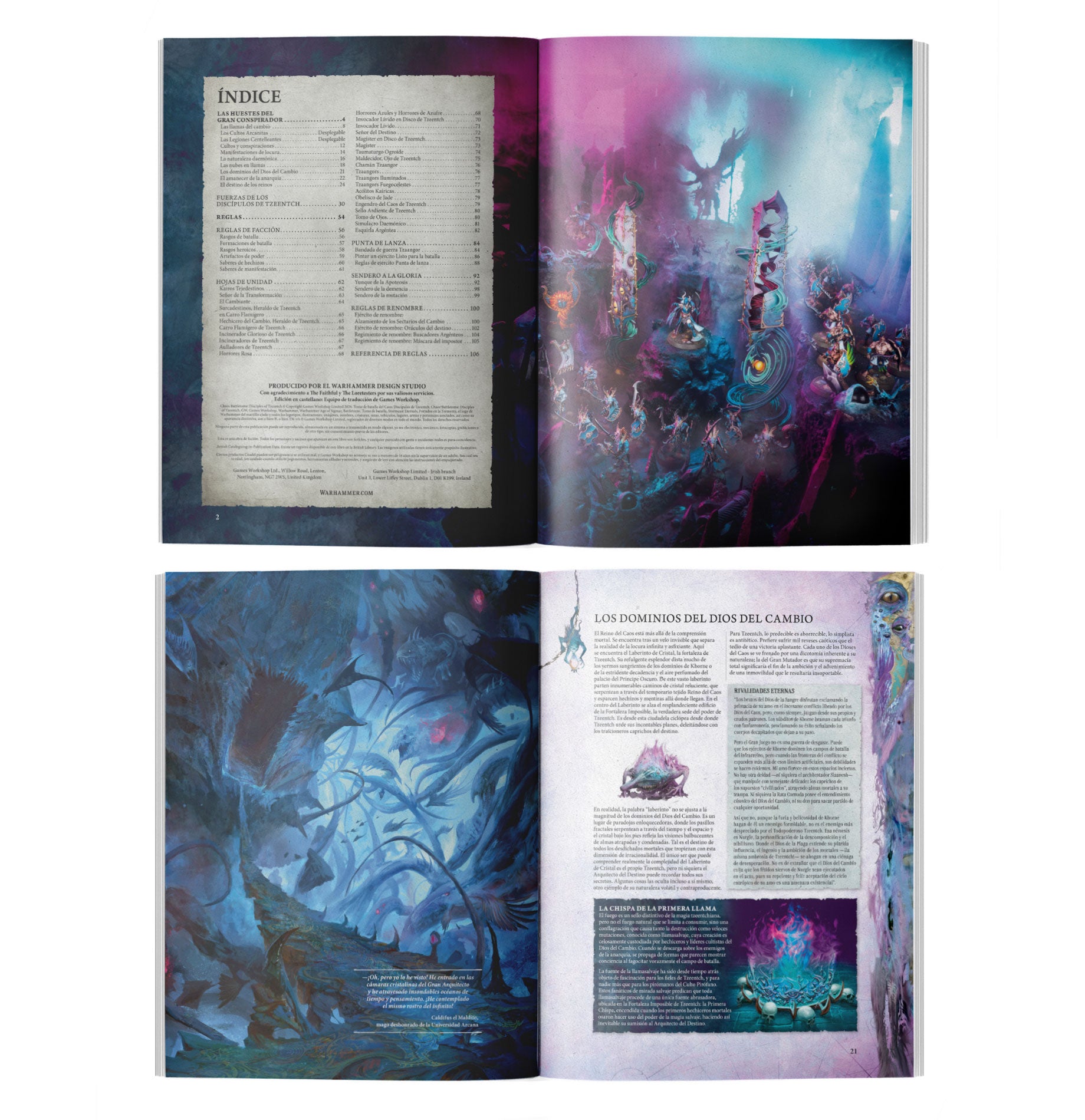 TOMO DE BATALLA: DISCIPLES/TZEENTCH ESP