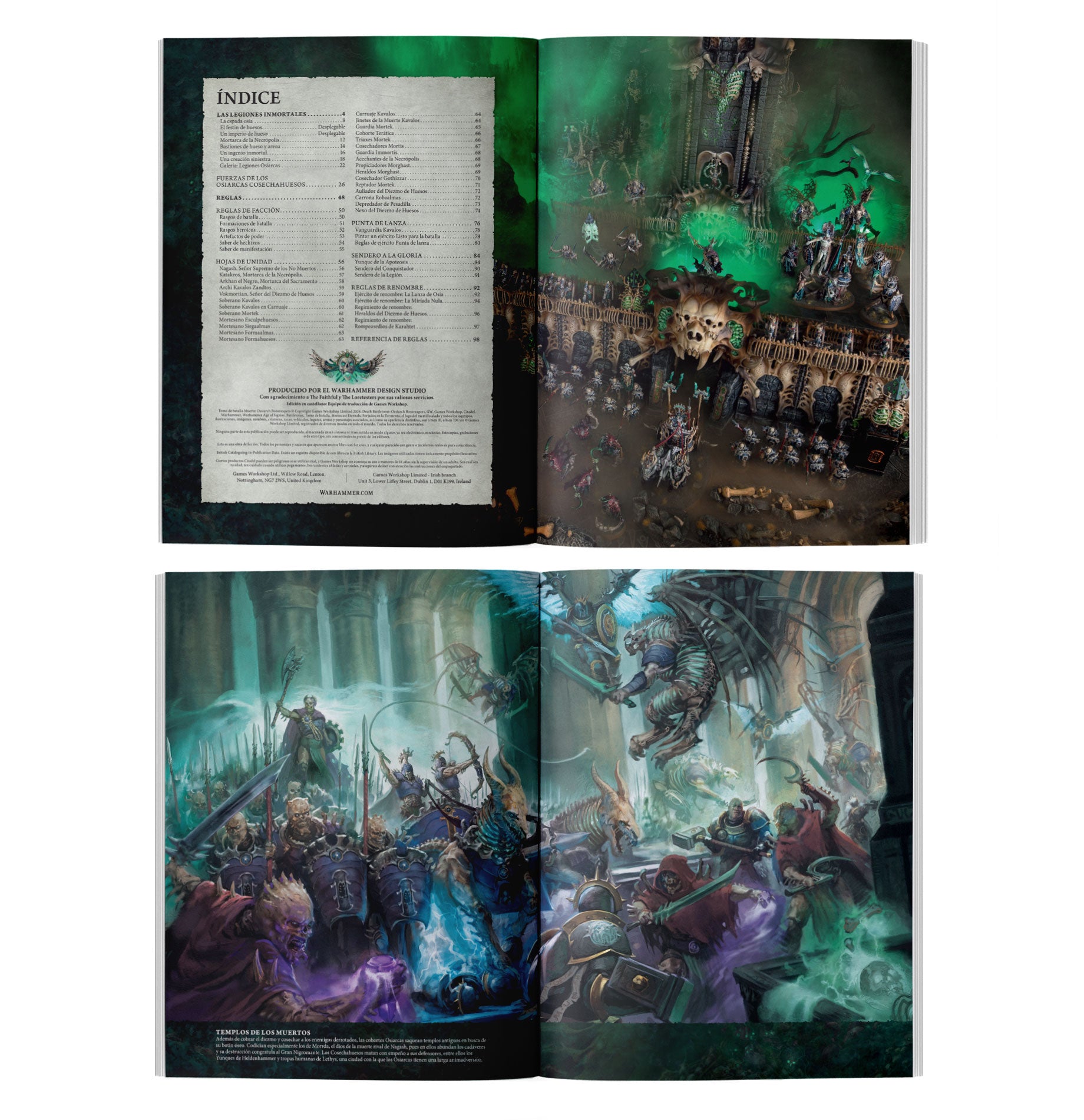 TOMO DE BATALLA:OSSIARCH BONEREAPERS ESP