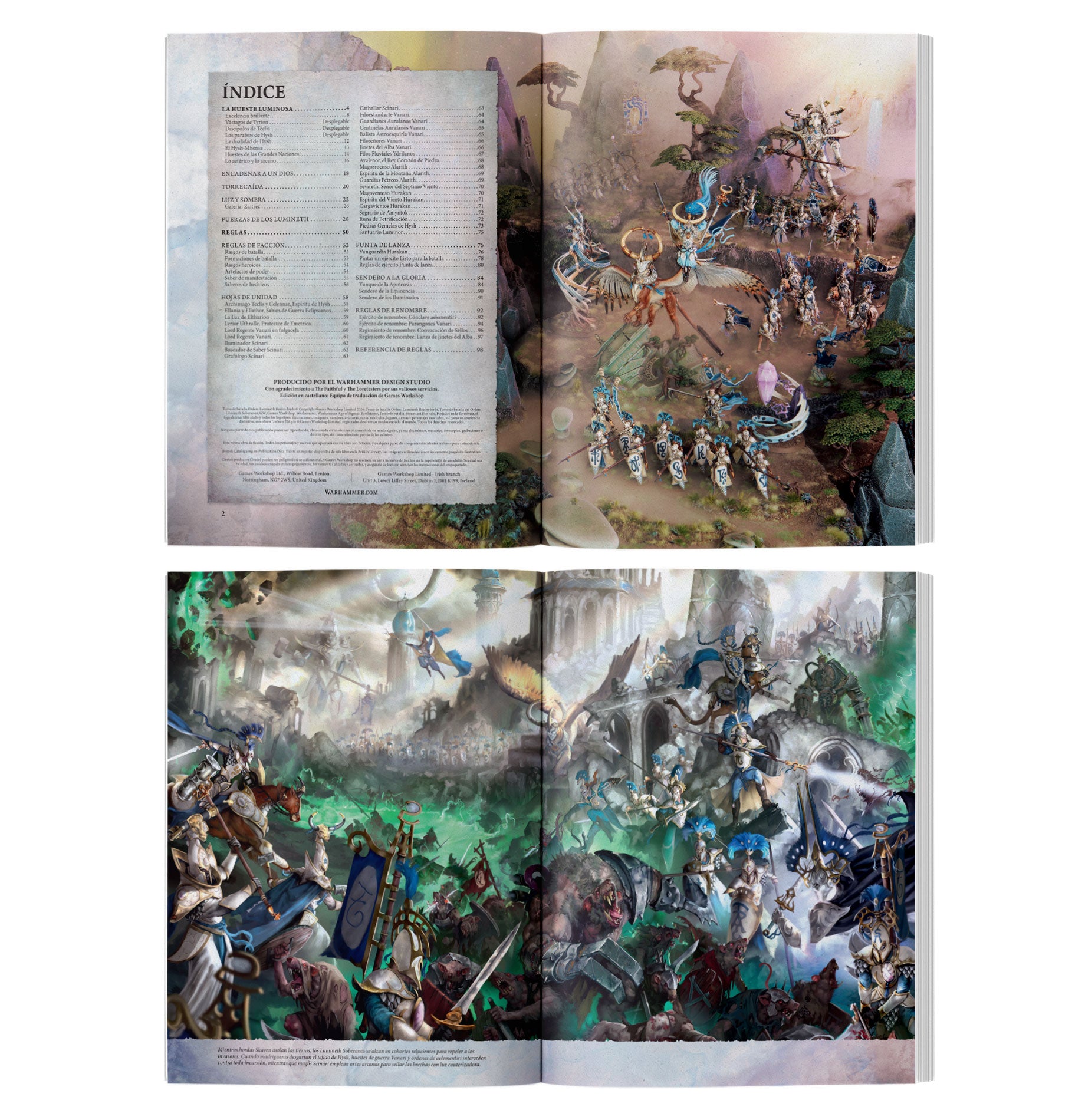 TOMO DE BATALLA:LUMINETH REALM-LORDS ESP