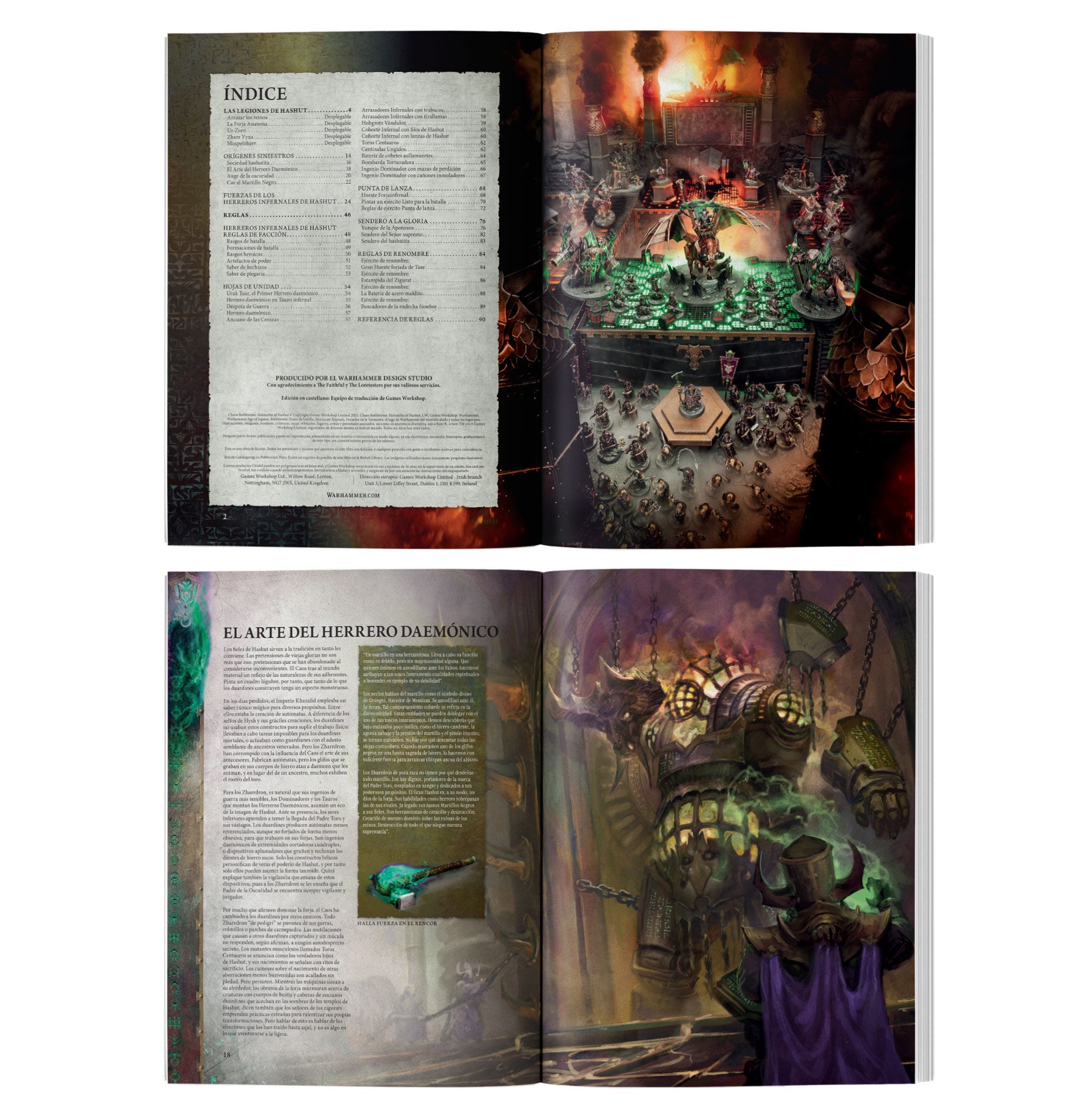 TOMO DE BATALLA: HELSMITHS OF HASHUT ESP