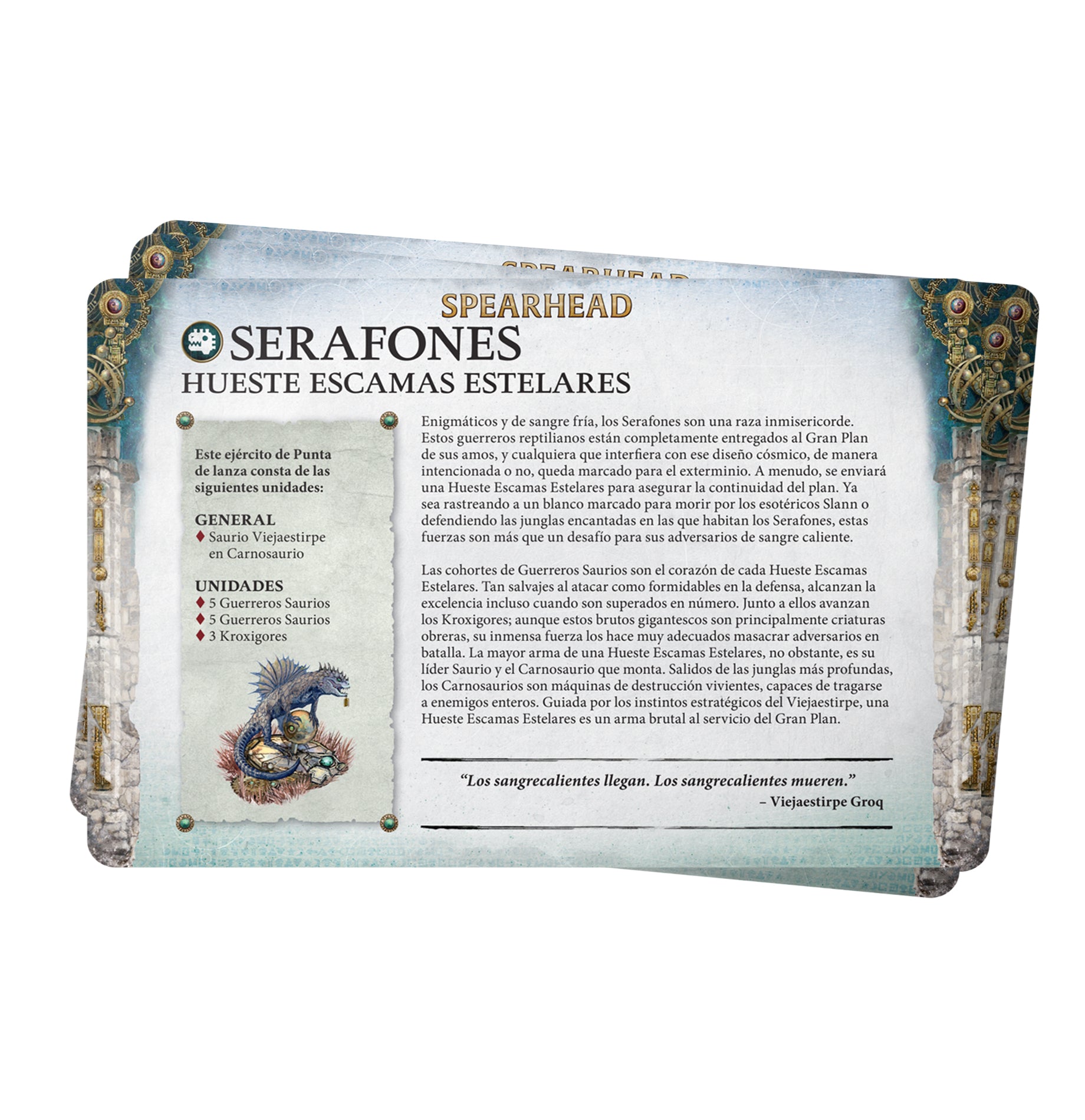 PACK DE FACCIÓN: SERAFONES (ESPAÑOL)