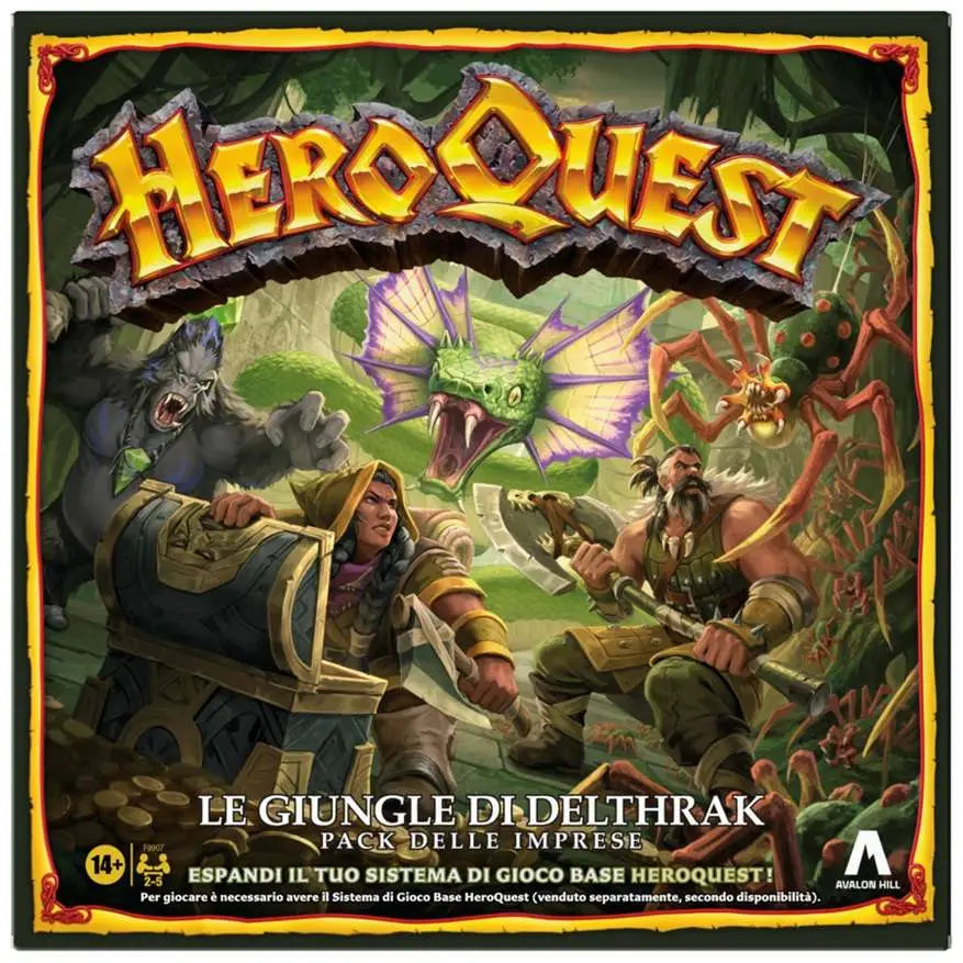 HEROQUEST LE GIUNGLE DI DELTHRAK Frikytopia