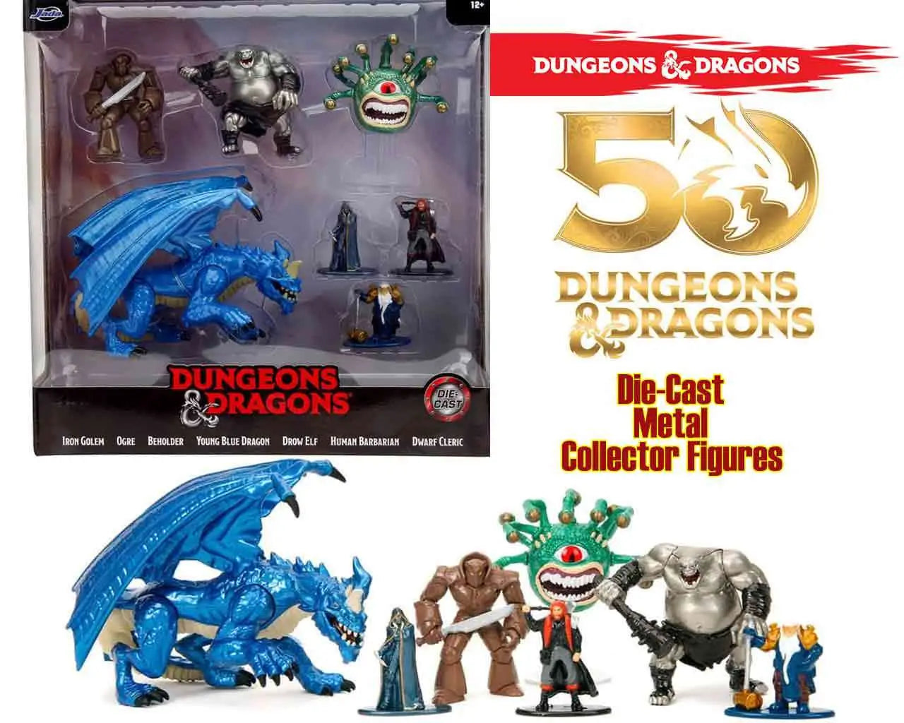 DUNGEONS & DRAGONS NANO METAL FIGURES GIFT SET Frikytopia