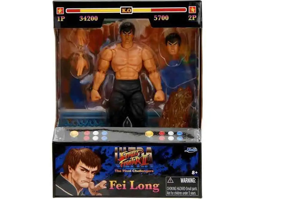 ULTRA STREET FIGHTER 2 THE FINAL CHALLENGERS FEI LONG 1/12 ACTION Figura