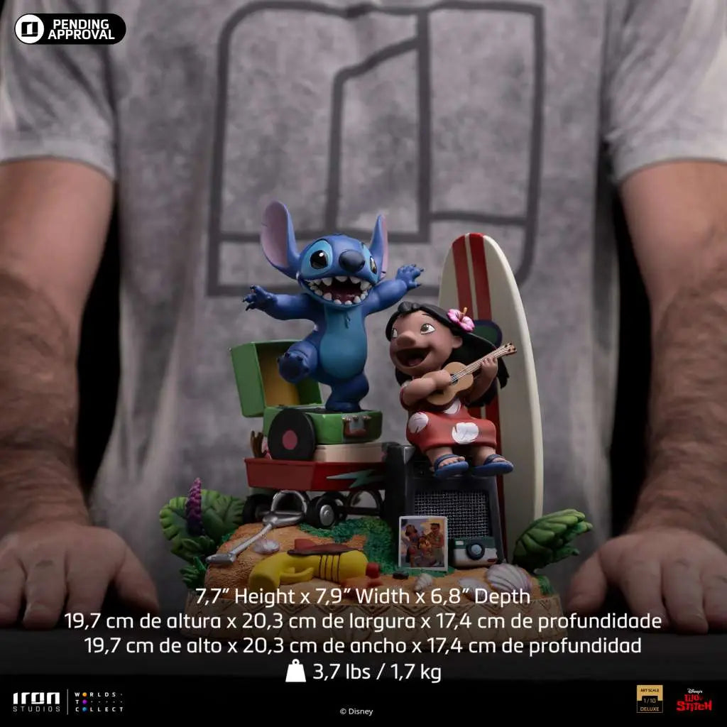 Lilo & Stitch Estatua 1/10 Deluxe Art Scale Lilo & Stitch 20 cm