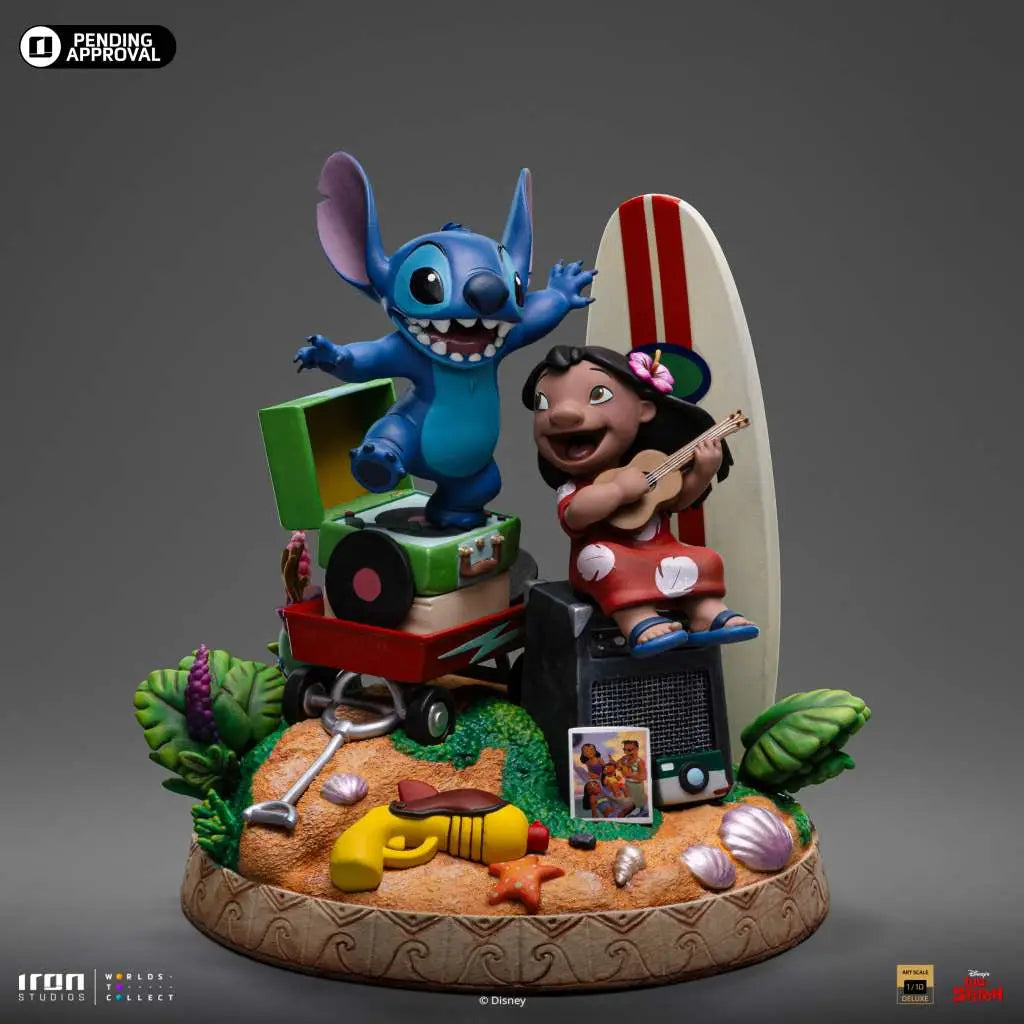 Lilo & Stitch Estatua 1/10 Deluxe Art Scale Lilo & Stitch 20 cm