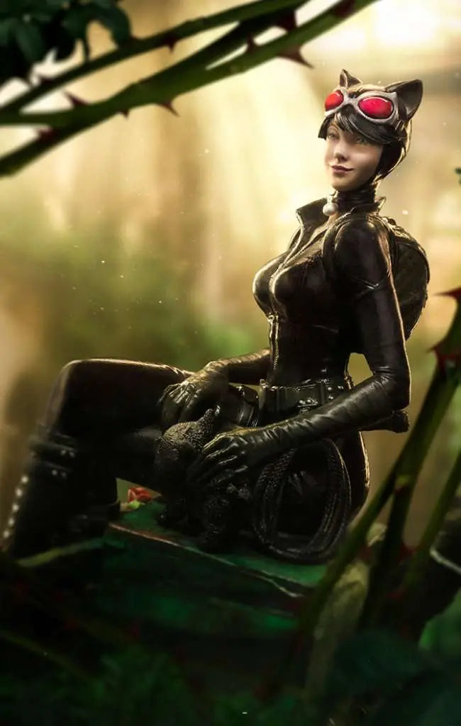 DC Comics Estatua 1/10 Deluxe Art Scale Catwoman (Gotham City Sirens) 21 cm