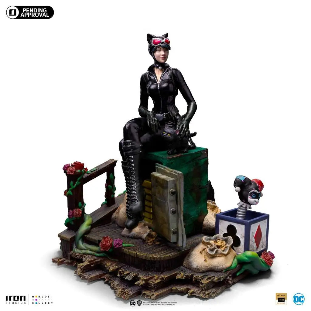 DC Comics Estatua 1/10 Deluxe Art Scale Catwoman (Gotham City Sirens) 21 cm