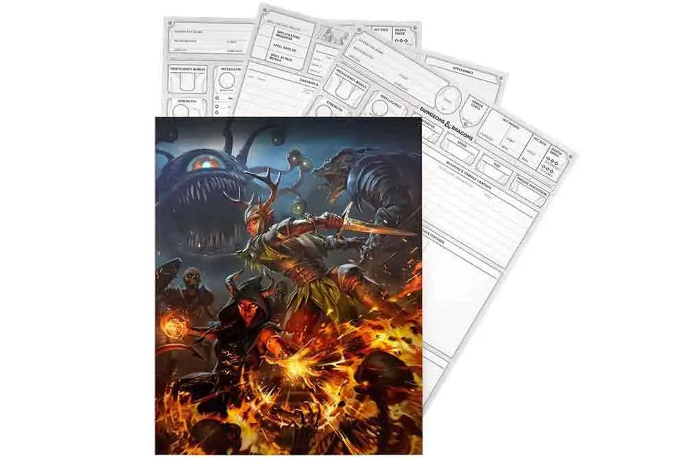 DUNGEONS & DRAGONS - CHARACTER SHEETS 2024