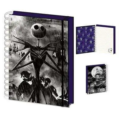 NIGHTMARE BEFORE CHRISTMAS SERIOUSLY SPOOKY A5 3D Libreta