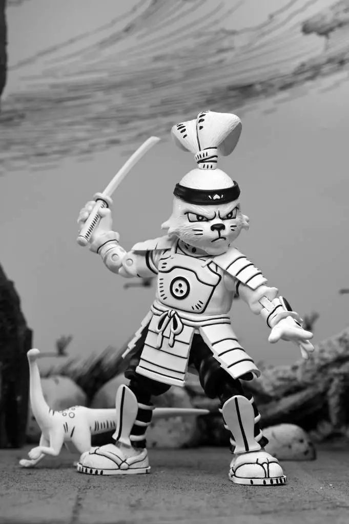 Figura neca usagi yojimbo black & white ver. scale action 18cm