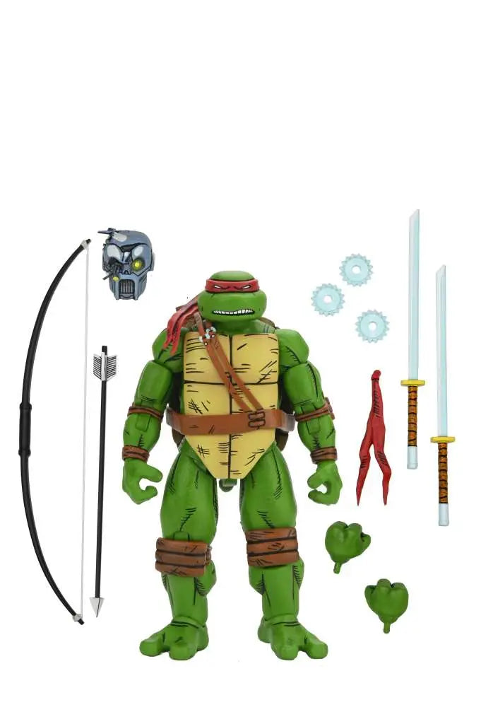 Figura neca teenage mutant ninja turtles mirage comics leonardo scale action 18cm