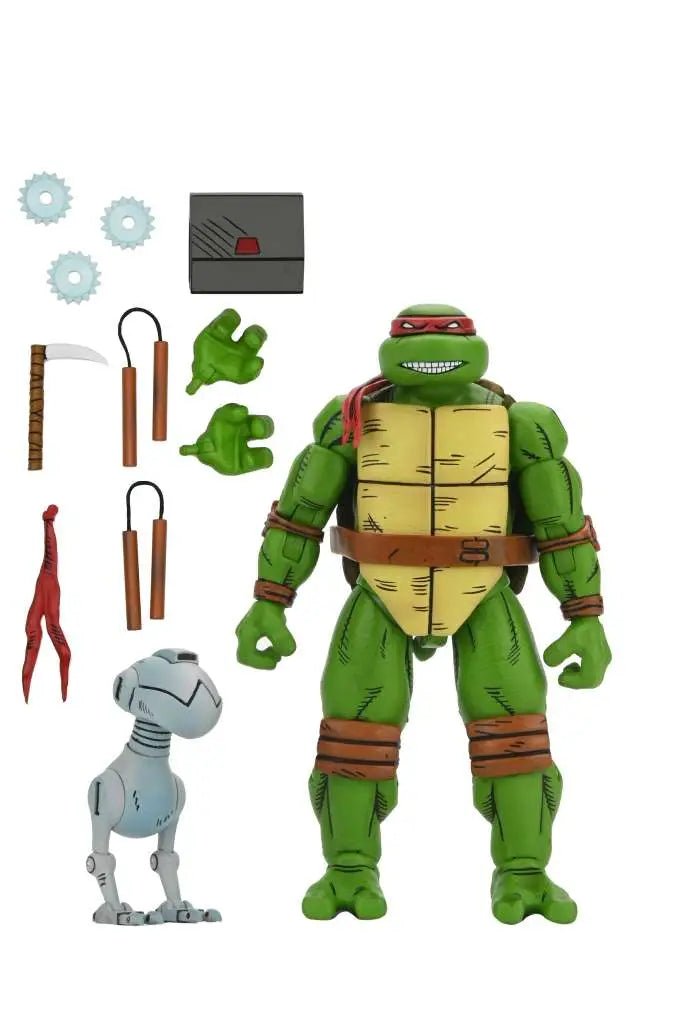 Figura neca teenage mutant ninja turtles mirage comics michelangelo scale action 18cm