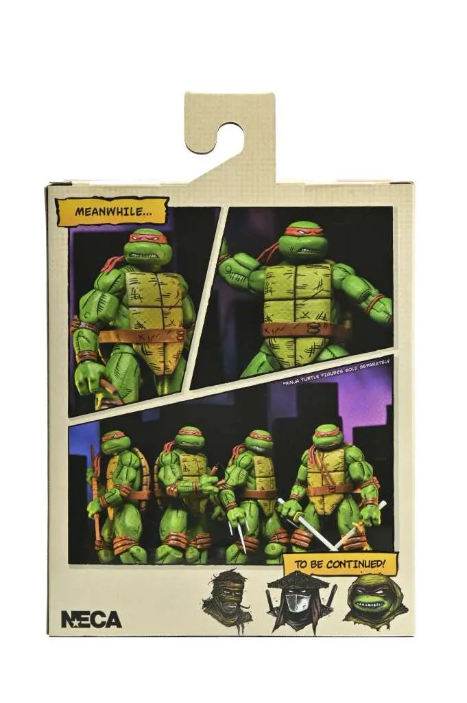 Figura neca teenage mutant ninja turtles mirage comics michelangelo scale action 18cm