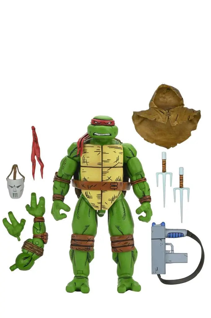 Figura neca teenage mutant ninja turtles mirage comics raphael scale action 18cm