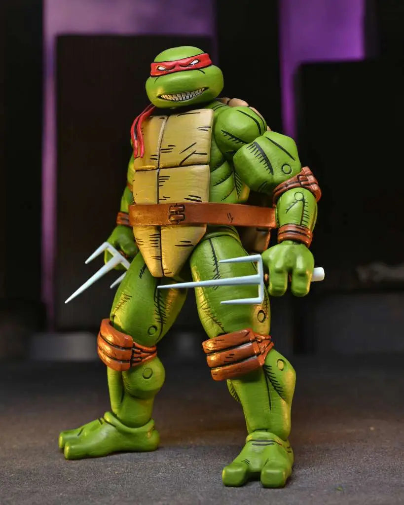 Figura neca teenage mutant ninja turtles mirage comics raphael scale action 18cm