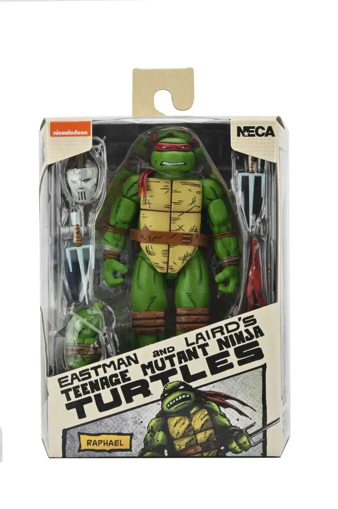 Figura neca teenage mutant ninja turtles mirage comics raphael scale action 18cm