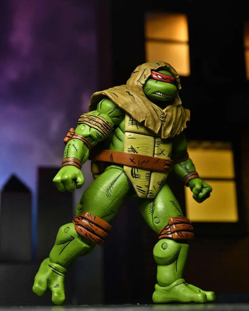 Figura neca teenage mutant ninja turtles mirage comics raphael scale action 18cm