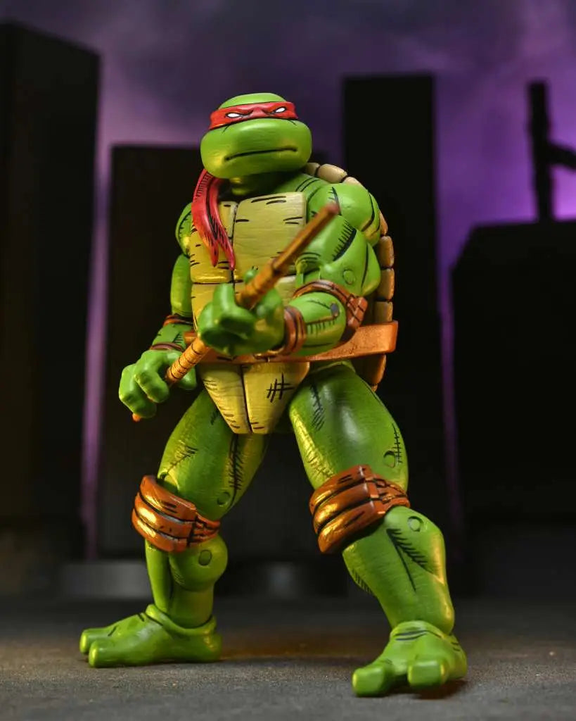 Figura neca teenage mutant ninja turtles mirage comics donatello scale action 18cm