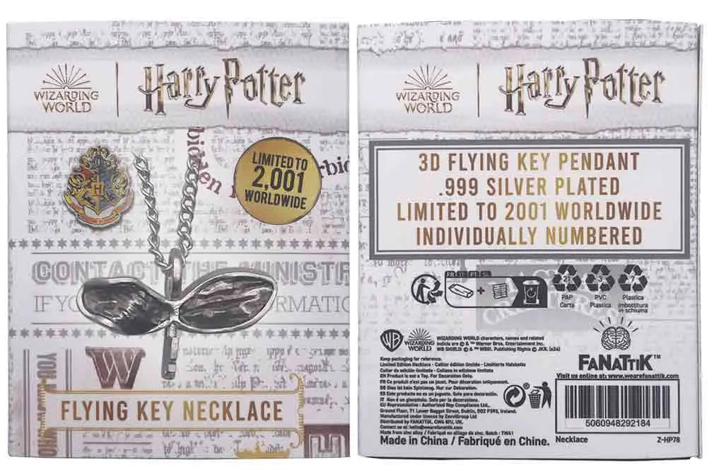 HARRY POTTER - FLYING KEY - NECKLACE