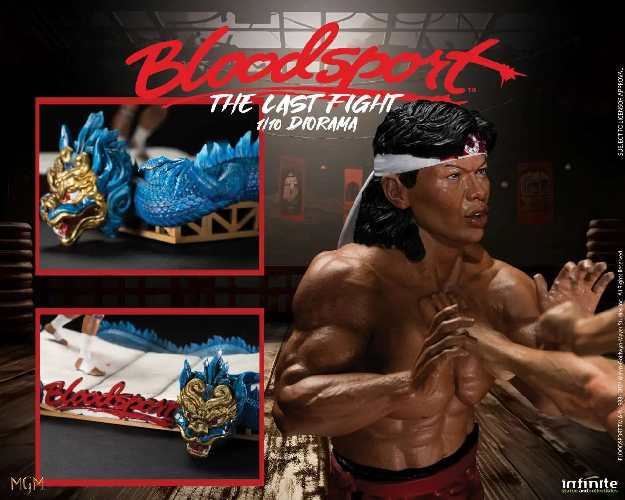 BLOODSPORT THE LAST FIGHT 1/10 DIORAMA Estatua