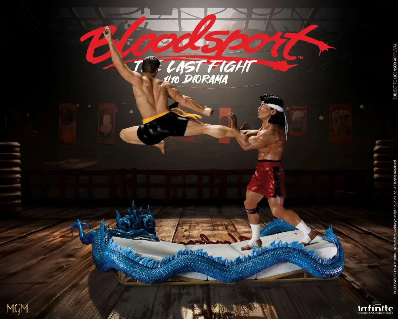 BLOODSPORT THE LAST FIGHT 1/10 DIORAMA Estatua