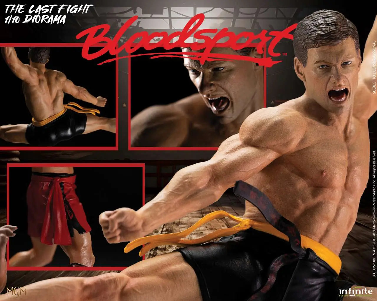 BLOODSPORT THE LAST FIGHT 1/10 DIORAMA Estatua