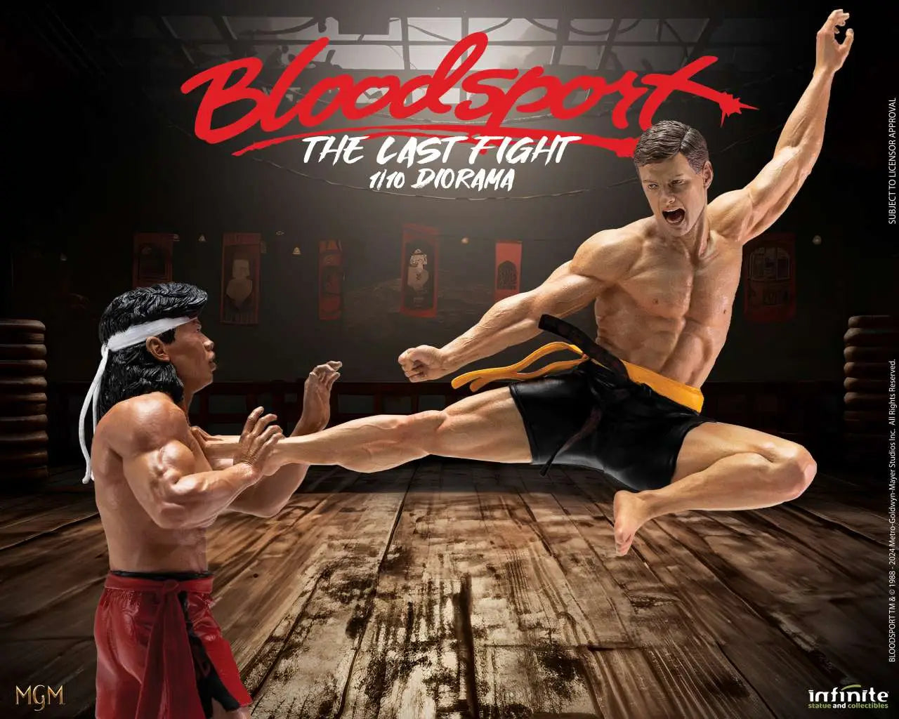 BLOODSPORT THE LAST FIGHT 1/10 DIORAMA Estatua