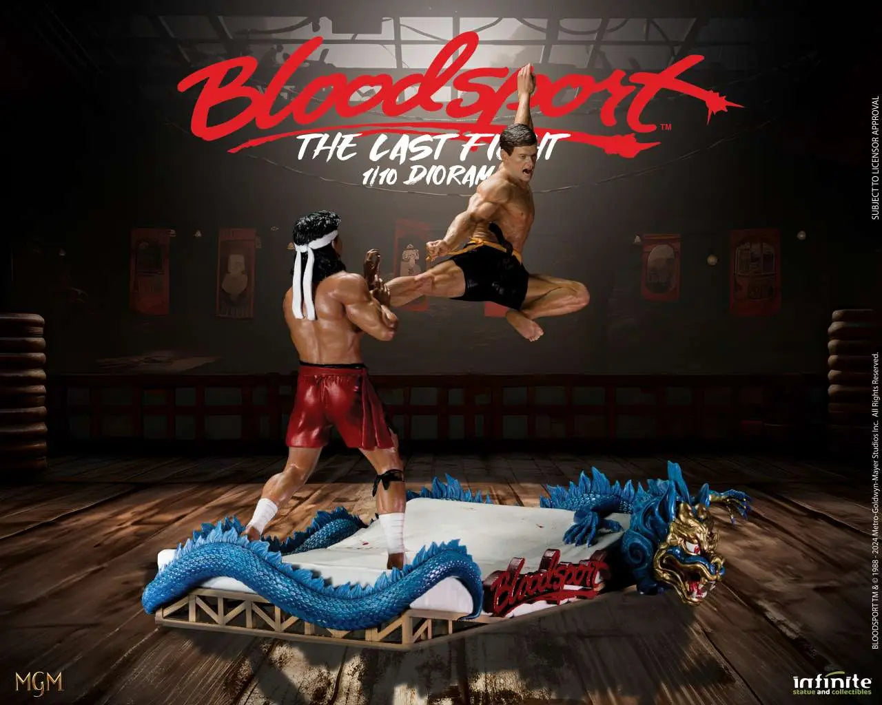 BLOODSPORT THE LAST FIGHT 1/10 DIORAMA Estatua