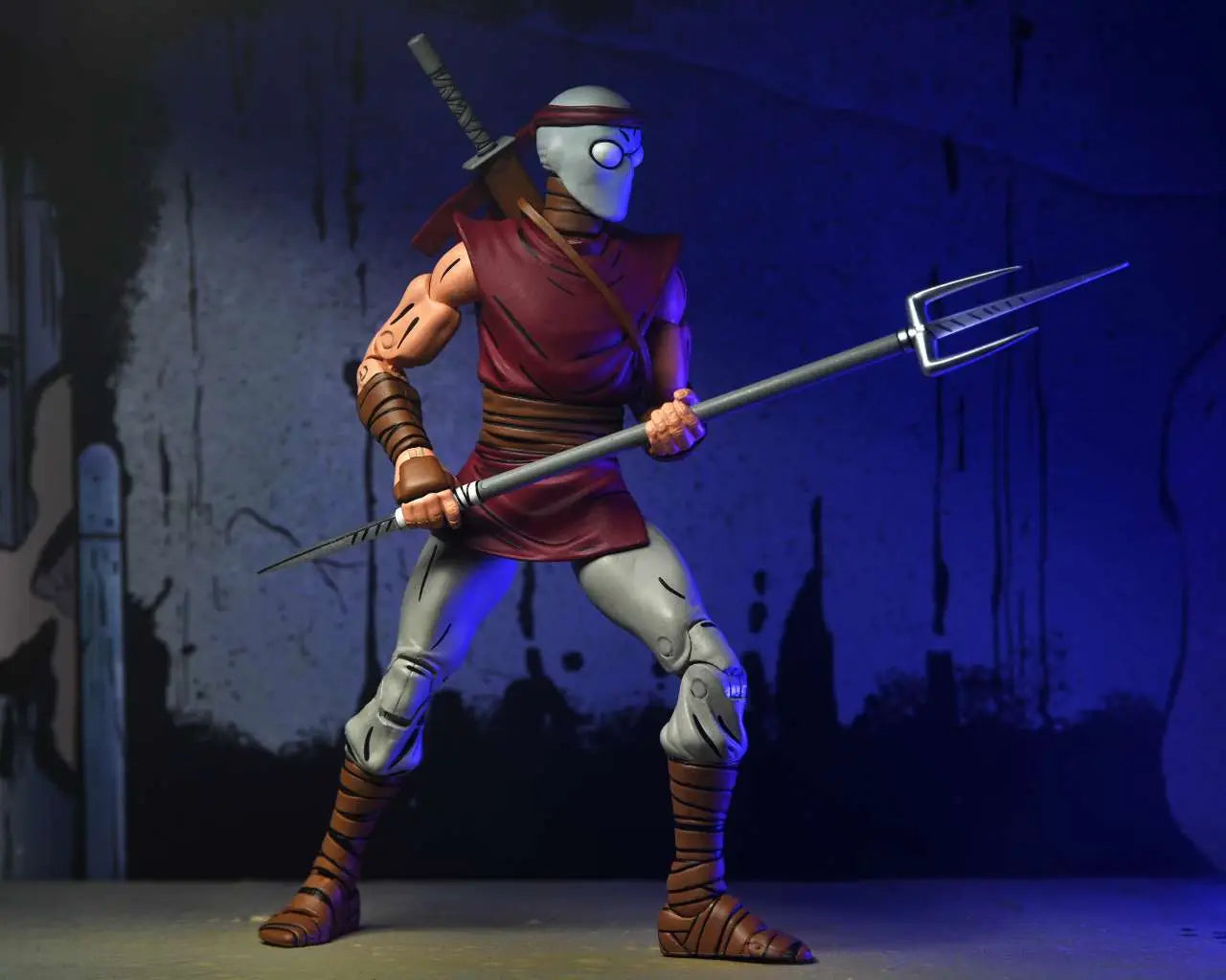 Figura neca teenage mutant ninja turtles mirage comics foot ninja classic colors scale action 18cm