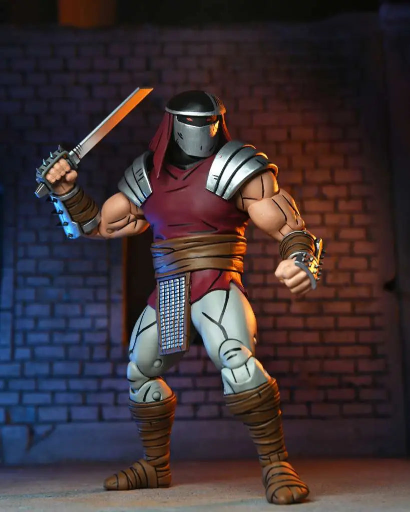 Figura neca teenage mutant ninja turtles mirage comics foot enforcer classic colors scale action 18cm