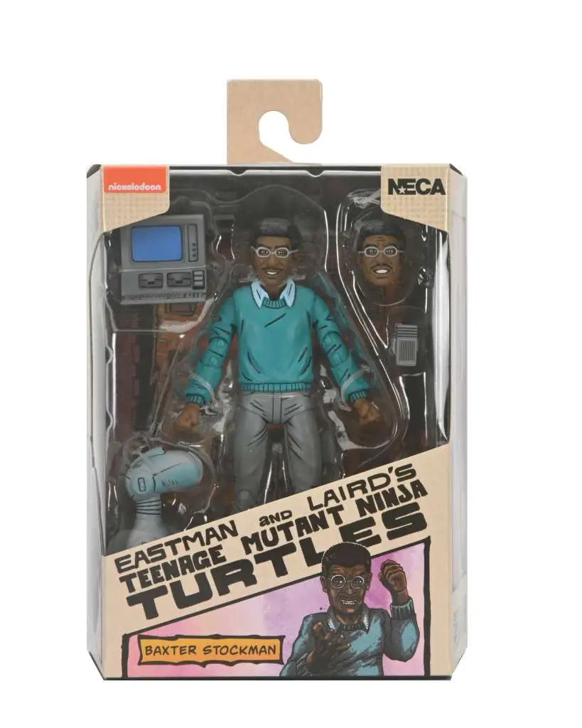 Figura neca teenage mutant ninja turtles mirage comics baxter stockman scale action 18cm