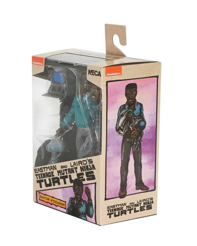 Figura neca teenage mutant ninja turtles mirage comics baxter stockman scale action 18cm