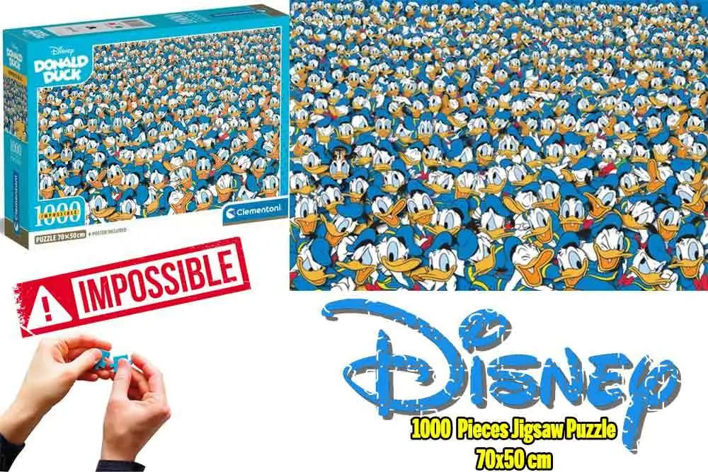 Puzzle Impossible Pato Donald Disney 1000pzs