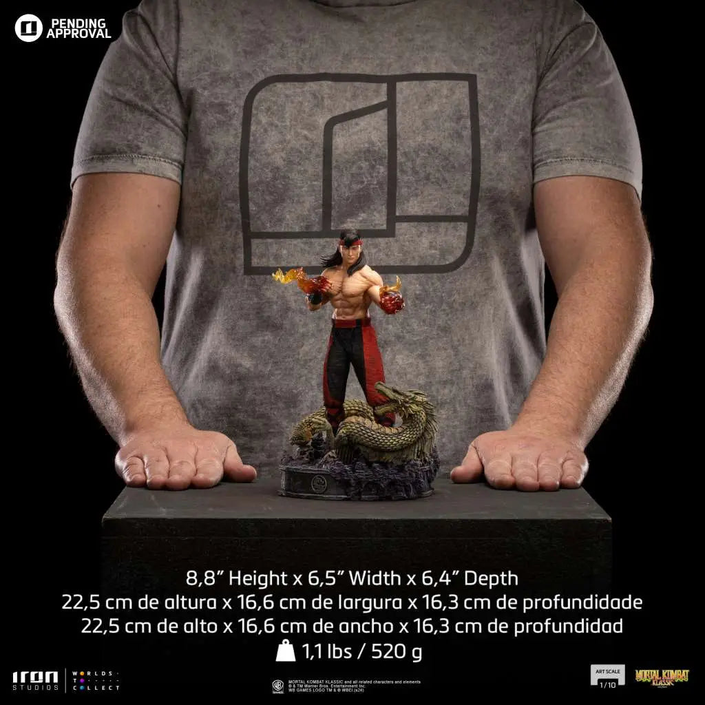Mortal Kombat Estatua 1/10 Art Scale Liu Kang 23 cm