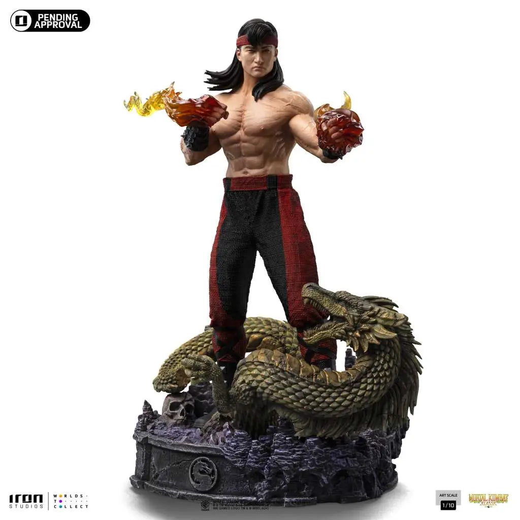 Mortal Kombat Estatua 1/10 Art Scale Liu Kang 23 cm