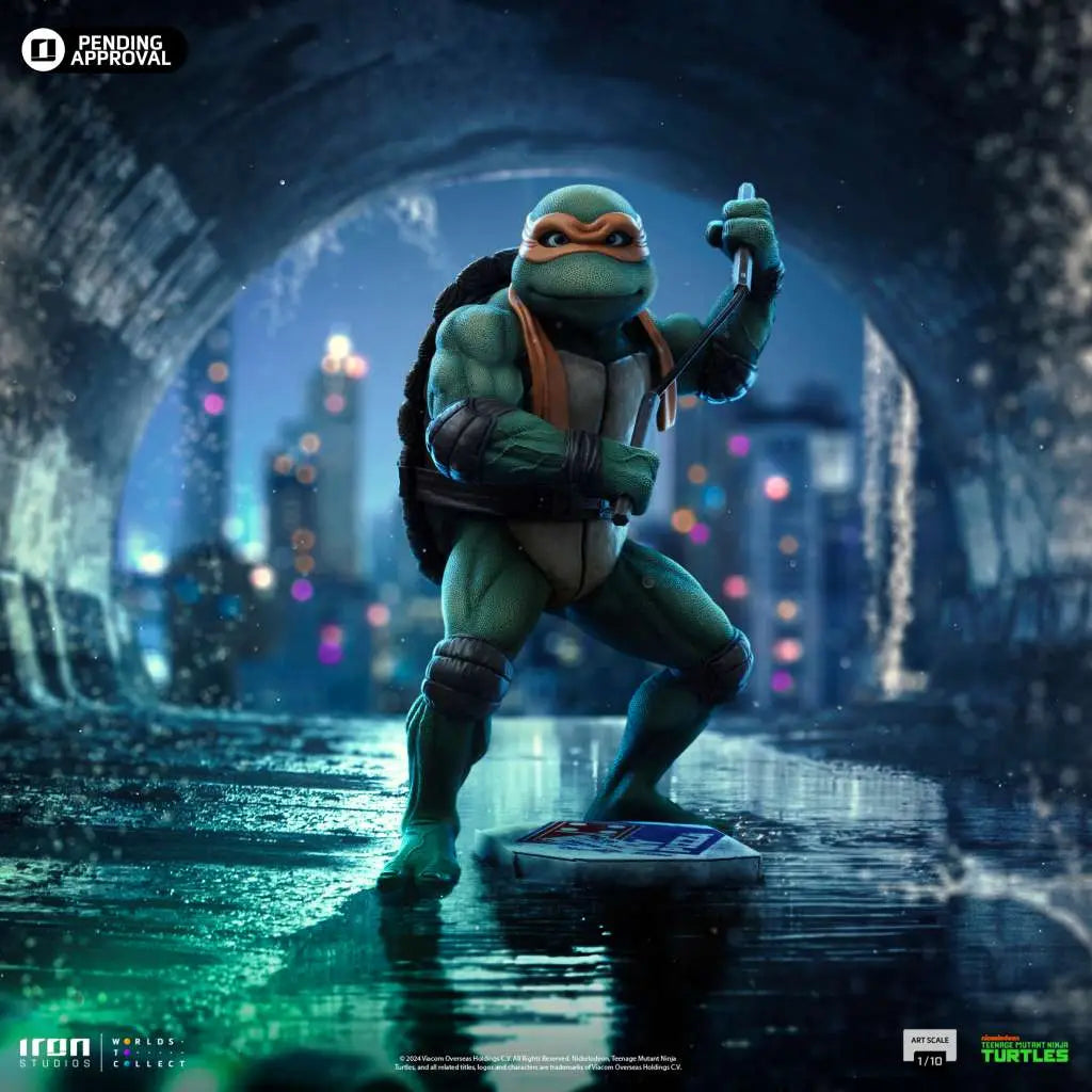 Tortugas Ninja Estatua 1/10 Art Scale Michelangelo 19 cm