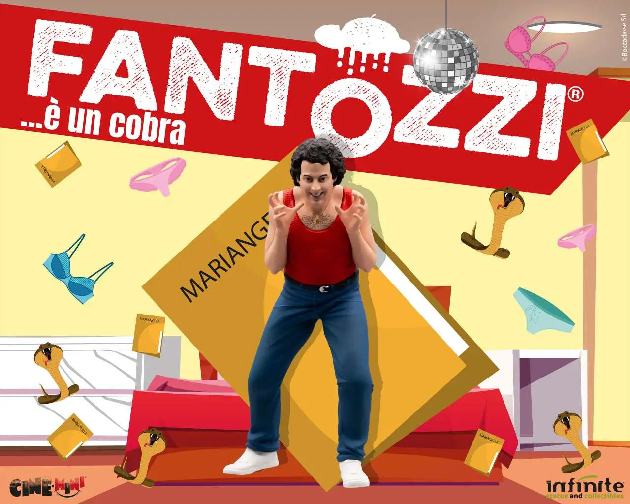 FANTOZZI LORIS BATACCHI E' UN COBRA CINEMINI PVC Frikytopia
