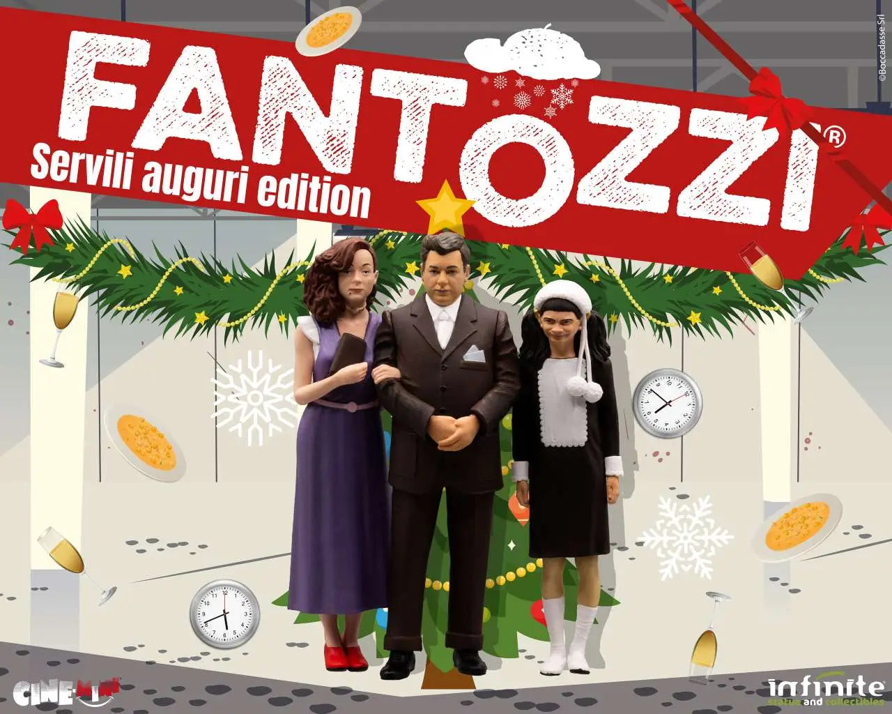 FANTOZZI FAMIGLIA FANTOZZI RAG UGO SERVILI AUGURI EDITION CINEMINI PVC Frikytopia