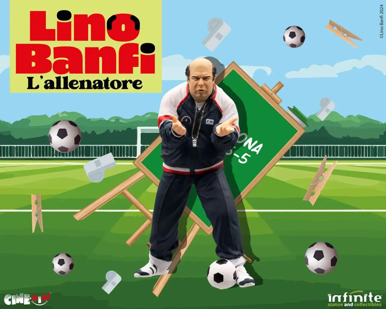 LINO BANFI L’ALLENATORE CINEMINI PVC Frikytopia