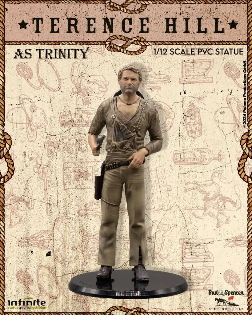 TERENCE HILL AS TRINITY 1/12 PVC STATUE Frikytopia