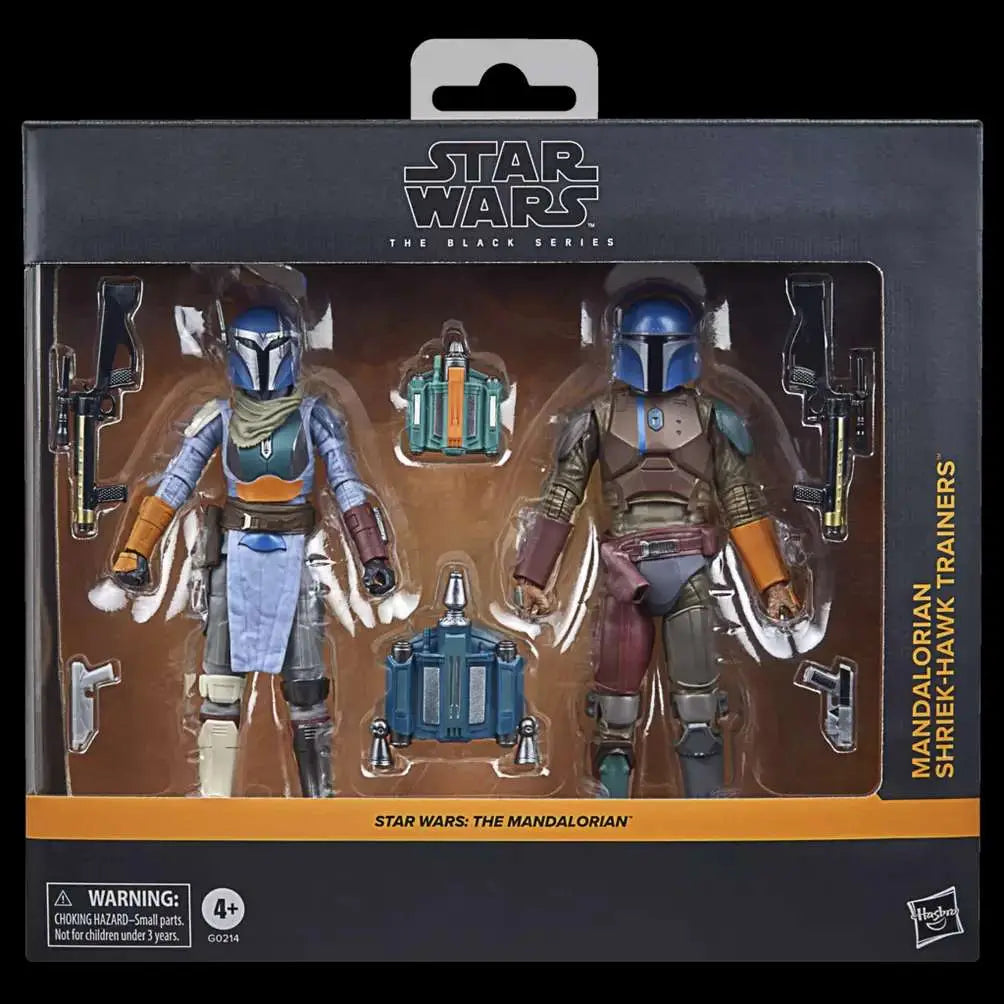 Star Wars Mandalorian Black Series Pack 2 Figuras Mandalorian y Paz Vizla