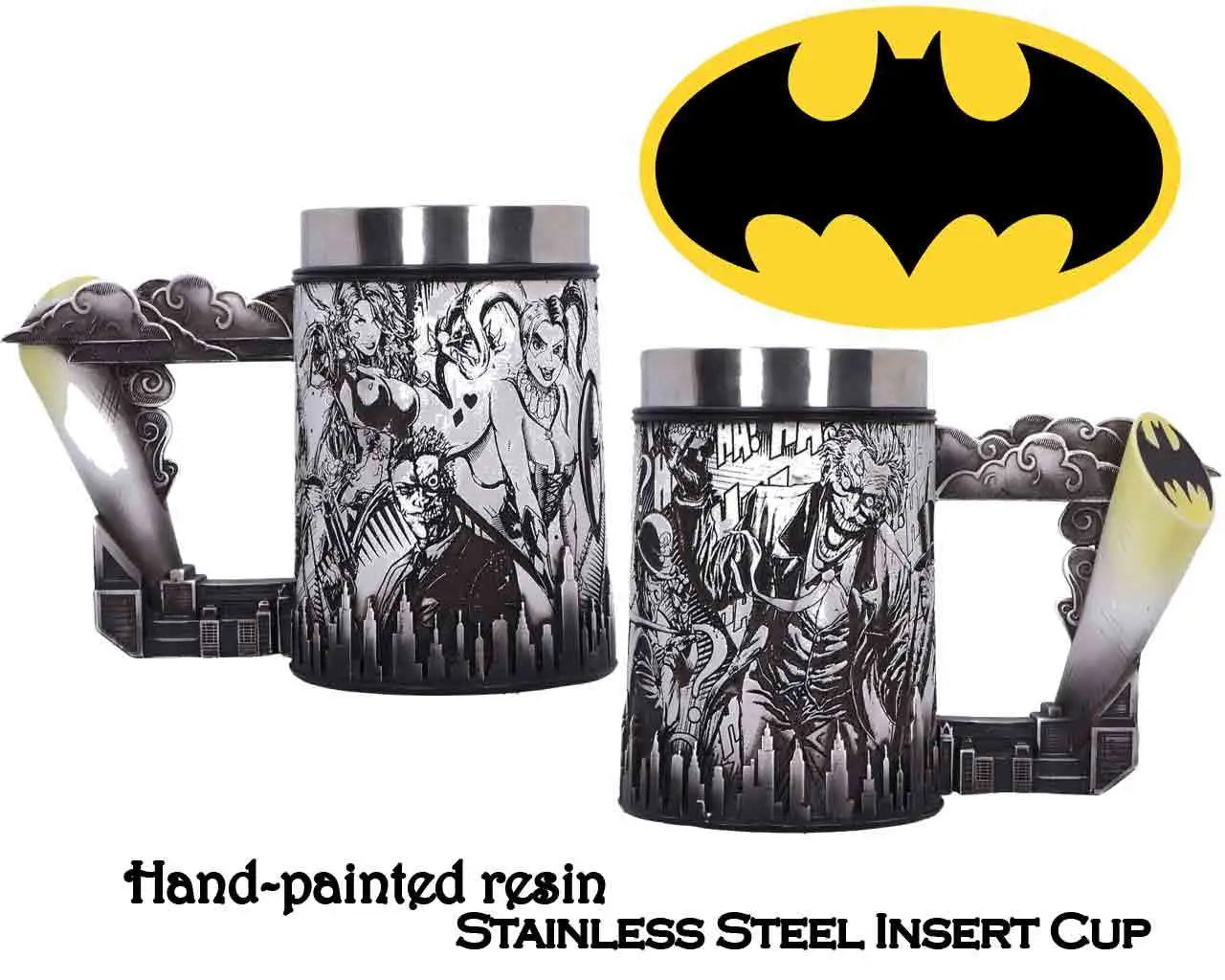 BATMAN - SUPER VILLAINS - COLLECTIBLE TANKARD Frikytopia