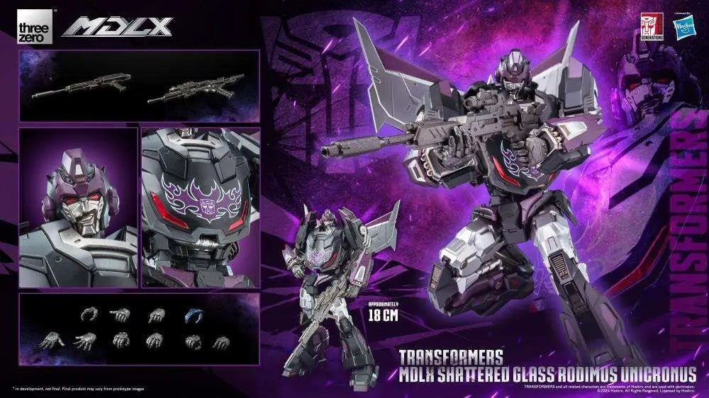TRANSFORMERS MDLX SHATTERED GLASS RODIMUS UNICRONUS FIGURE Frikytopia