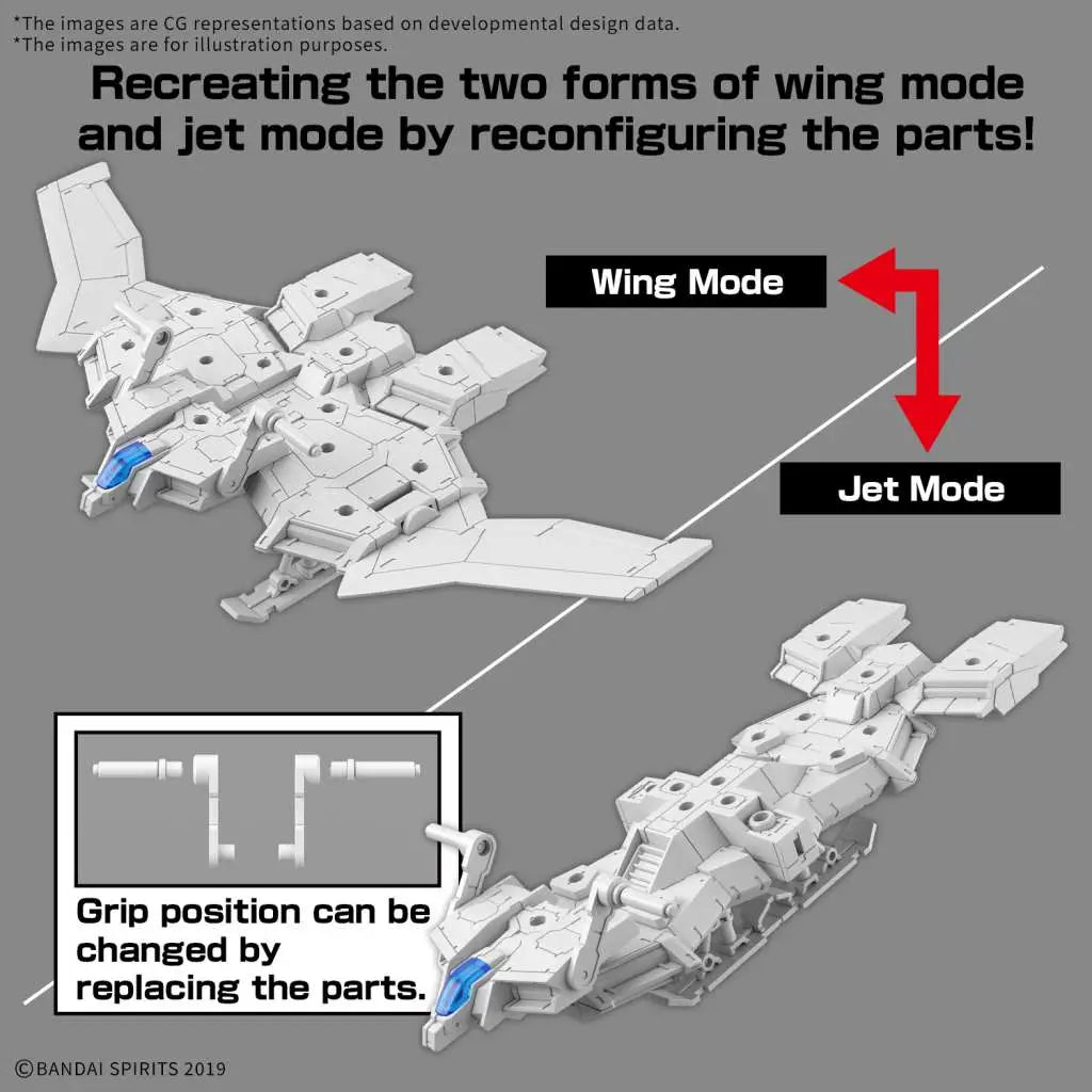 Vehiculo Expansion 30MM Exa-Vehicle Wing Mobile Ver.